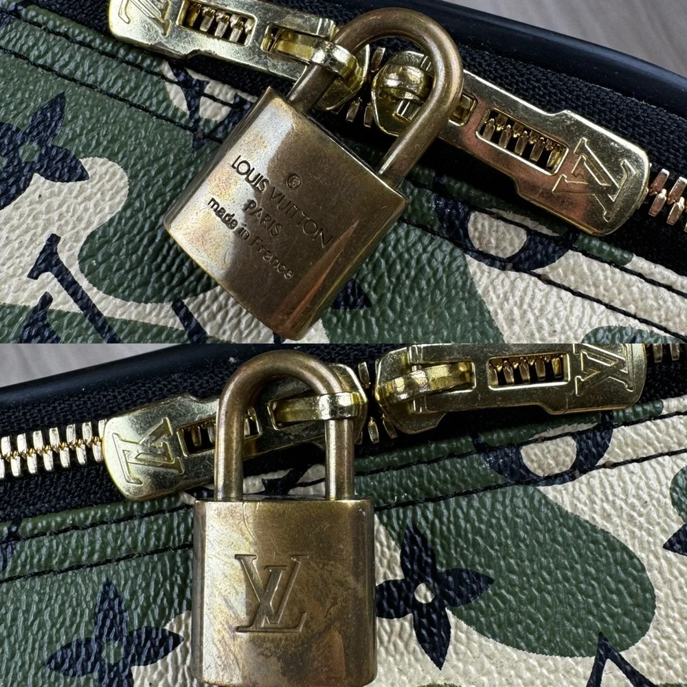 VINTAGE💚LOUIS VUITTON X MURAKAMI💚Monogramoflage Roller Luggage